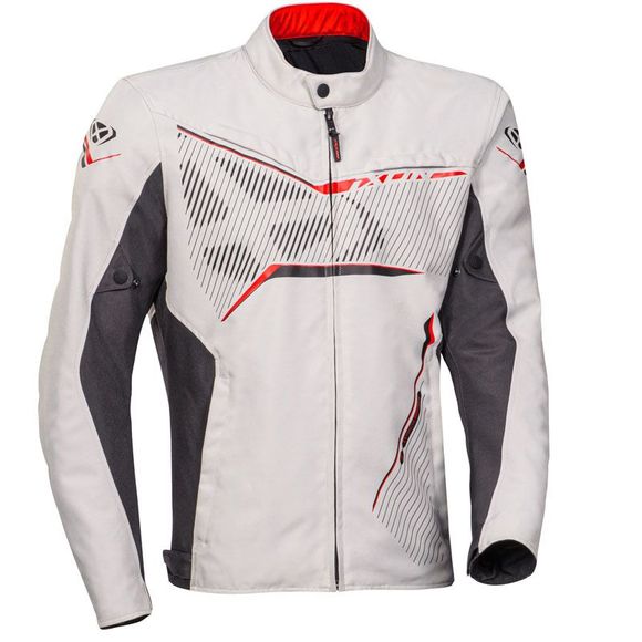 Ixon Slash Light - Gray / Rouge Motorcycle JacketRef: IX1427