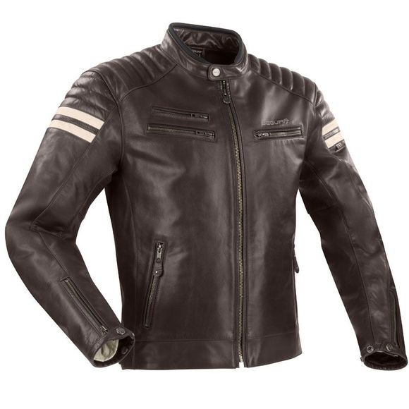 Funky Segura Motorcycle Jacket - Brown / BeigeRef: Sg1334-C9801