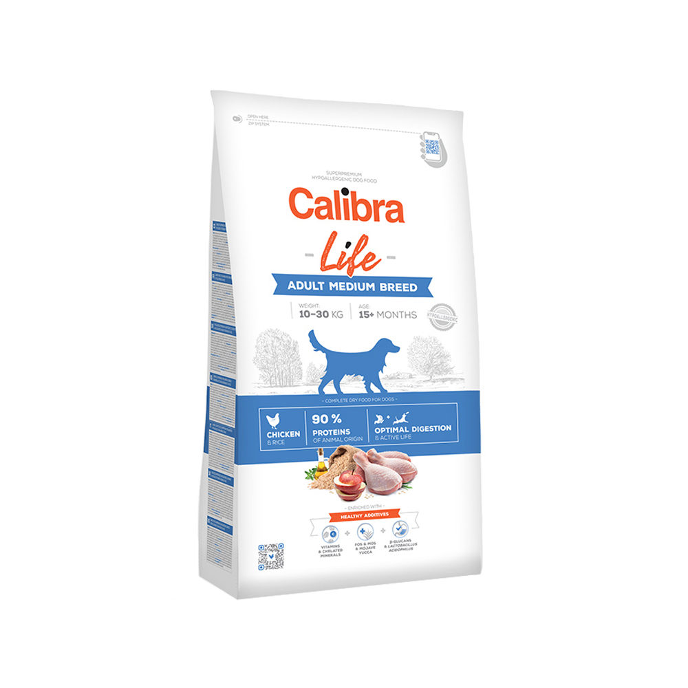 Calibra Dog Life Adult Medium Breed - Chicken - 2.5kg