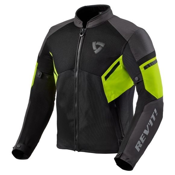Motorcycle jacket Rev it GT -R Air 3 - Black / YellowRef: Ri1224-C210