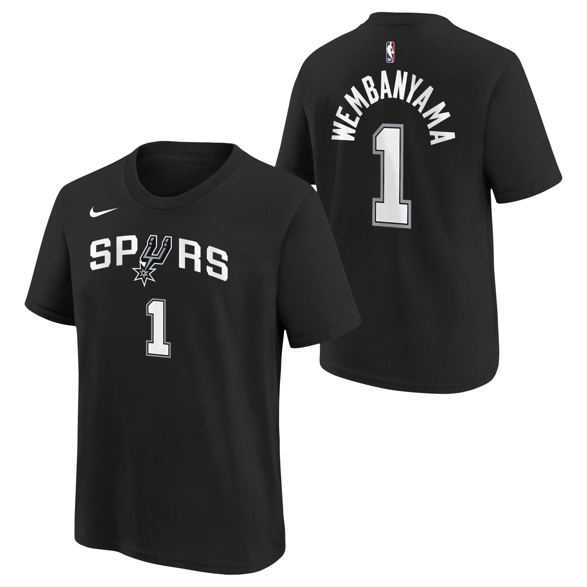 Victor Wembanyama #1 San Antonio Spurs Player NBA T-Shirt (YOUTH)