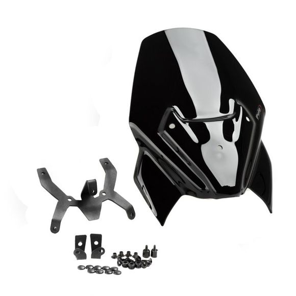 Puig sport windshield (FOR MOTORCYCLES WITHOUT ORIGINAL BMW SUPPORT) - BlackRef: PUI0373