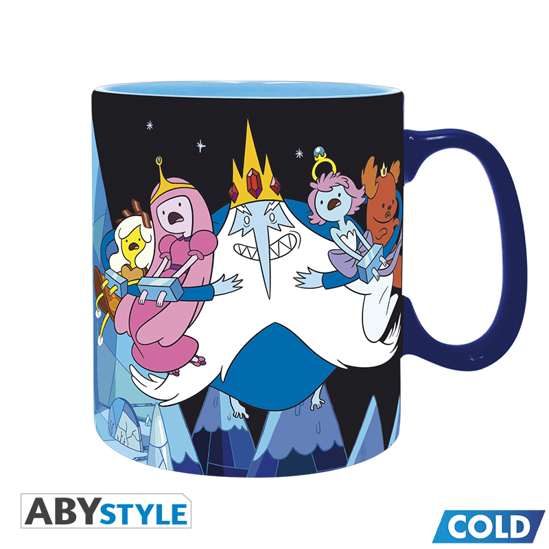 ADVENTURE TIME Heat Change Mug Ice King & Princesses King size