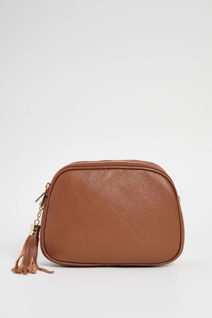 Multi-pocket shoulder bag - LEATHER