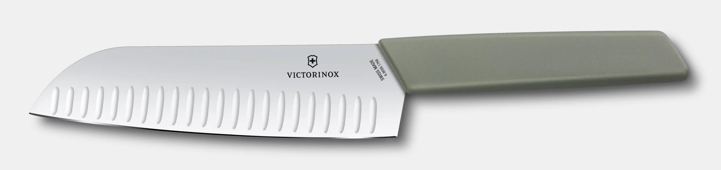 Swiss Modern Santoku Knife, 17 cm