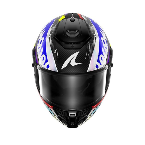 Shark SPARTAN RS CARBON STREETRUSH Full Face Helmet - Carbon / BlueRef: SH1879