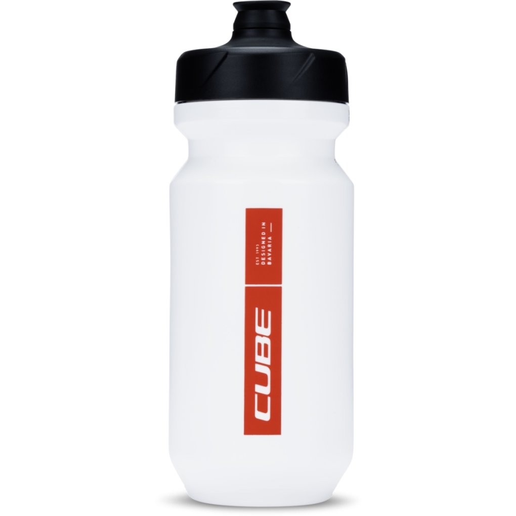 CUBE Flow Bottle 500ml - white´n´red