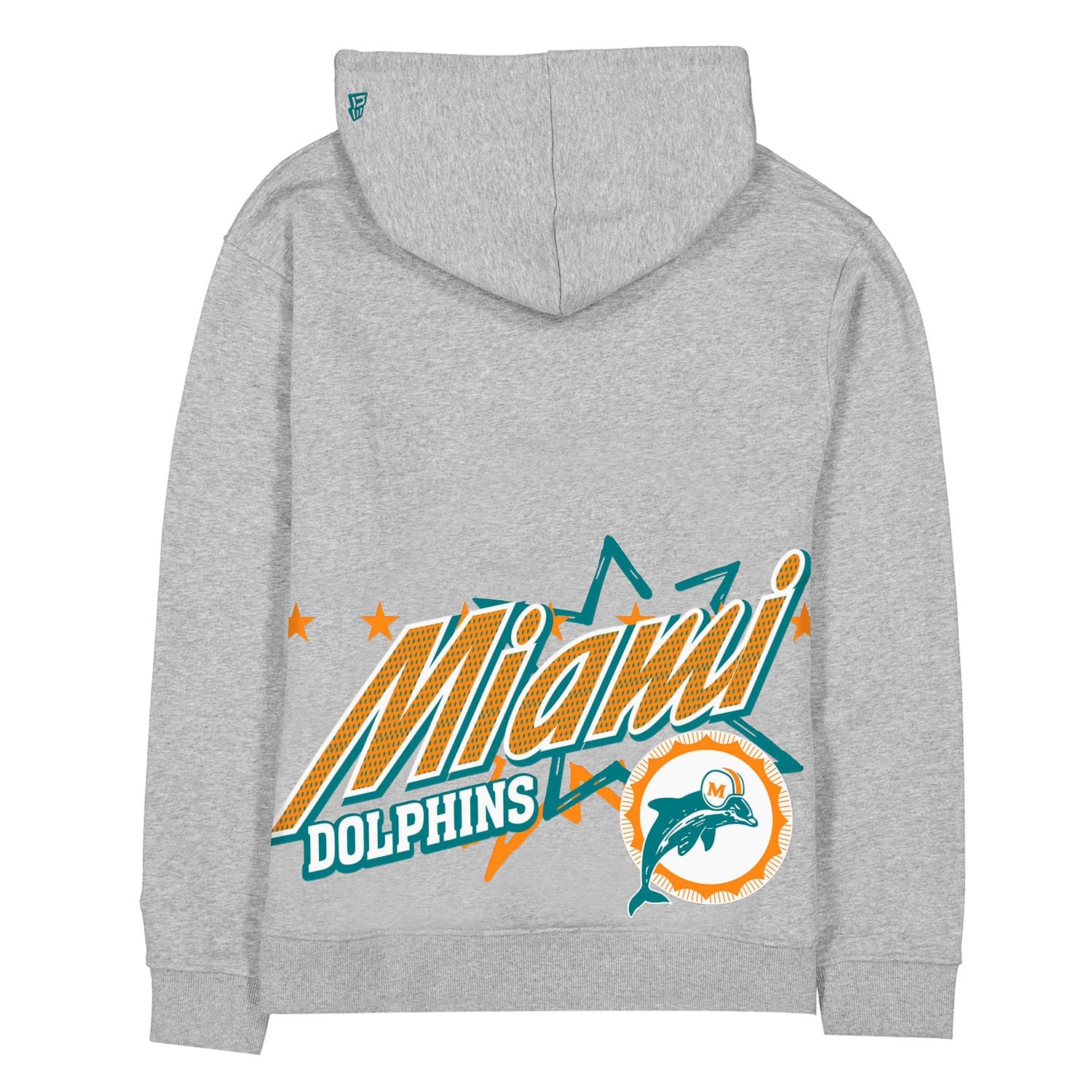 Miami Dolphins Sport Classics Oversized NFL Hoodie Gray