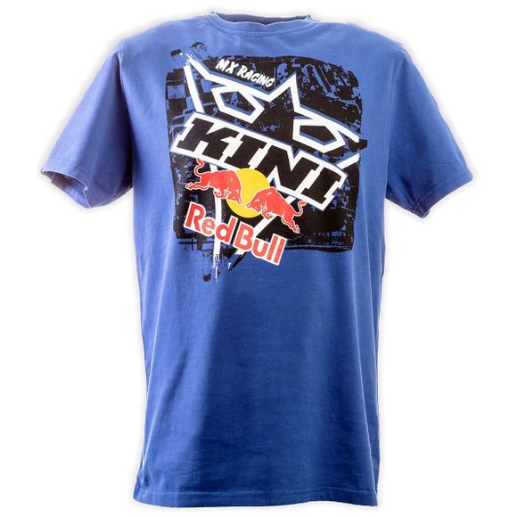 T-Shirt manches courtes Kini Red Bull SQUARE TEE TRUE BLUE - BleuRef : KRB0002
