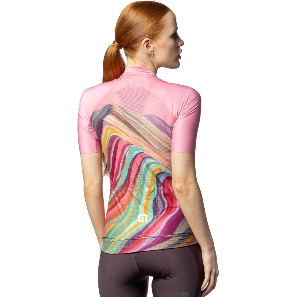 Alé PR-E Rainbow Short Sleeve Jersey Women - pink