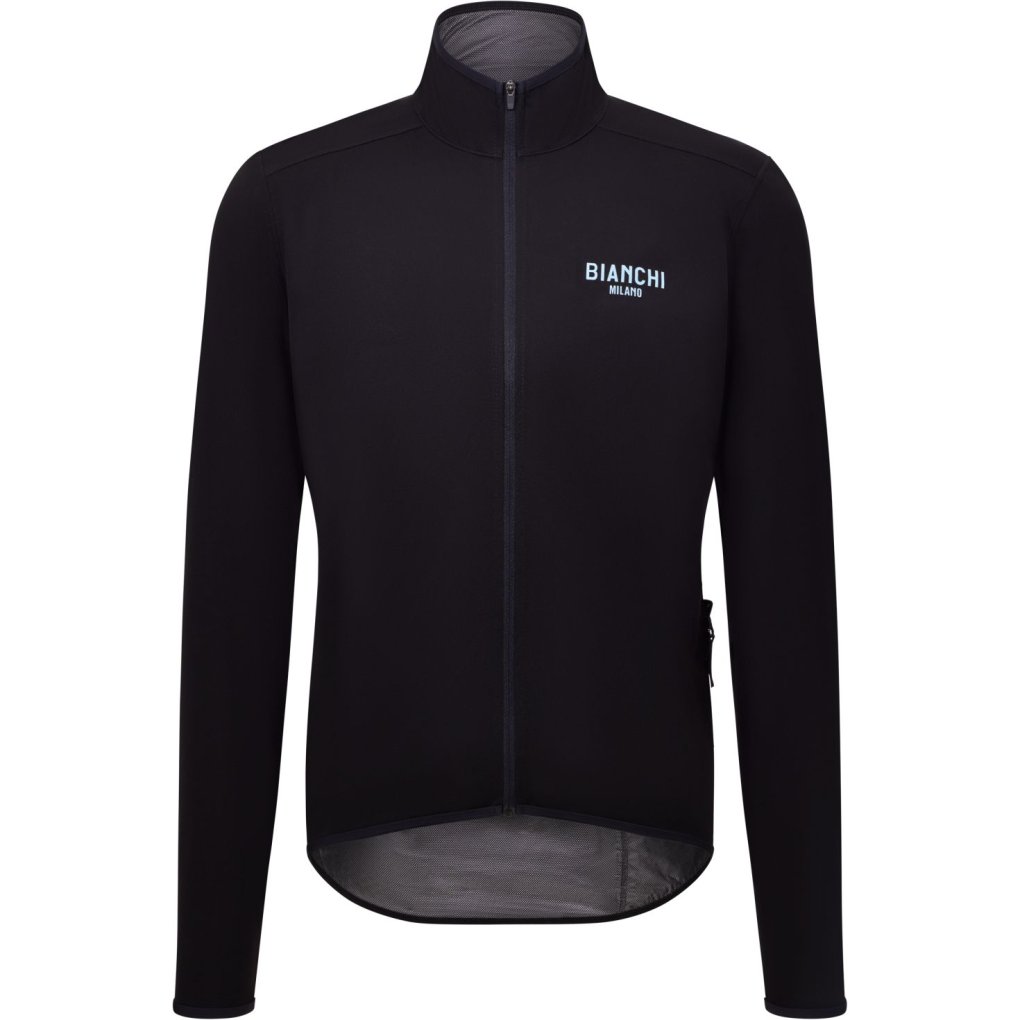 Santini Bianchi Milano Rainshell Rain Jacket Unisex BI52275BRSHEL - black NE