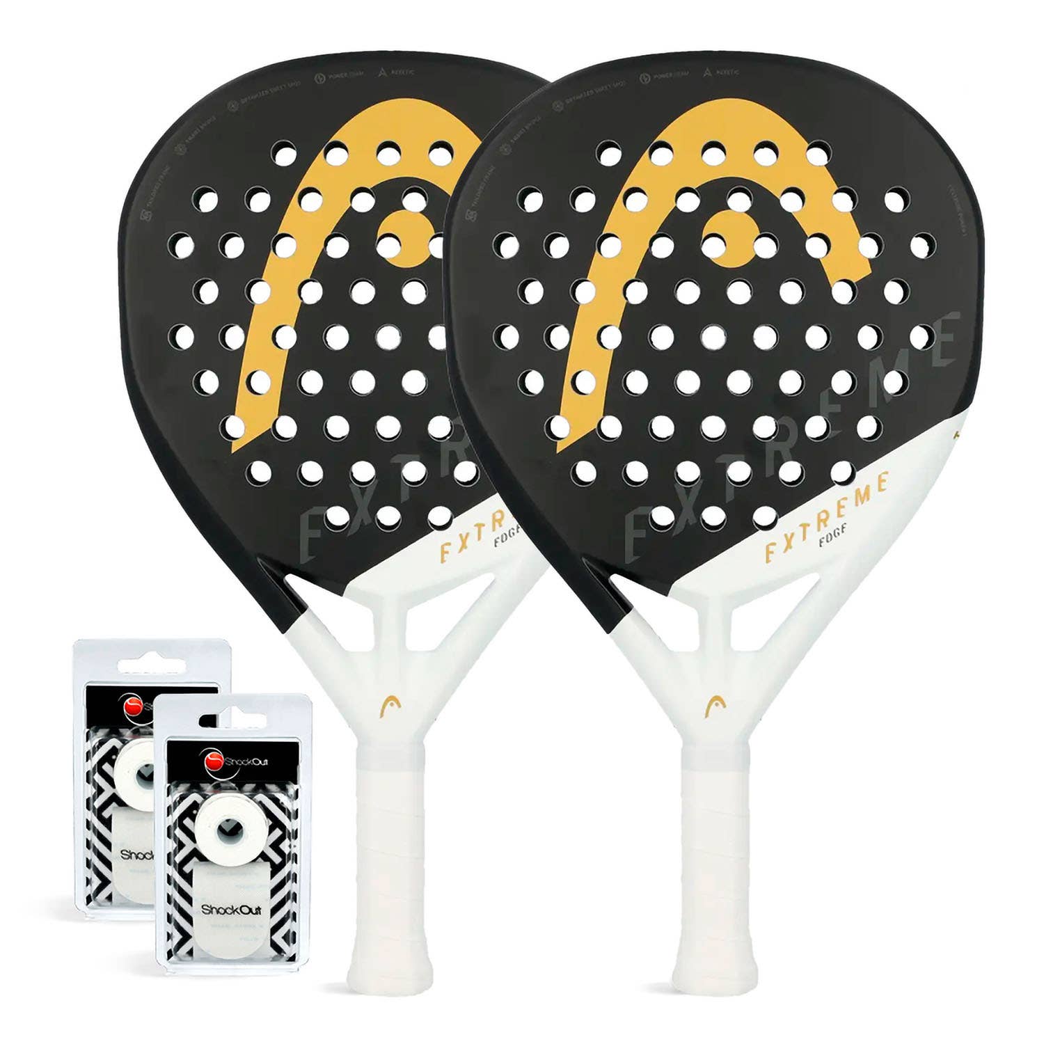 DUO PACK HEAD EDGE EXTREME BLACK