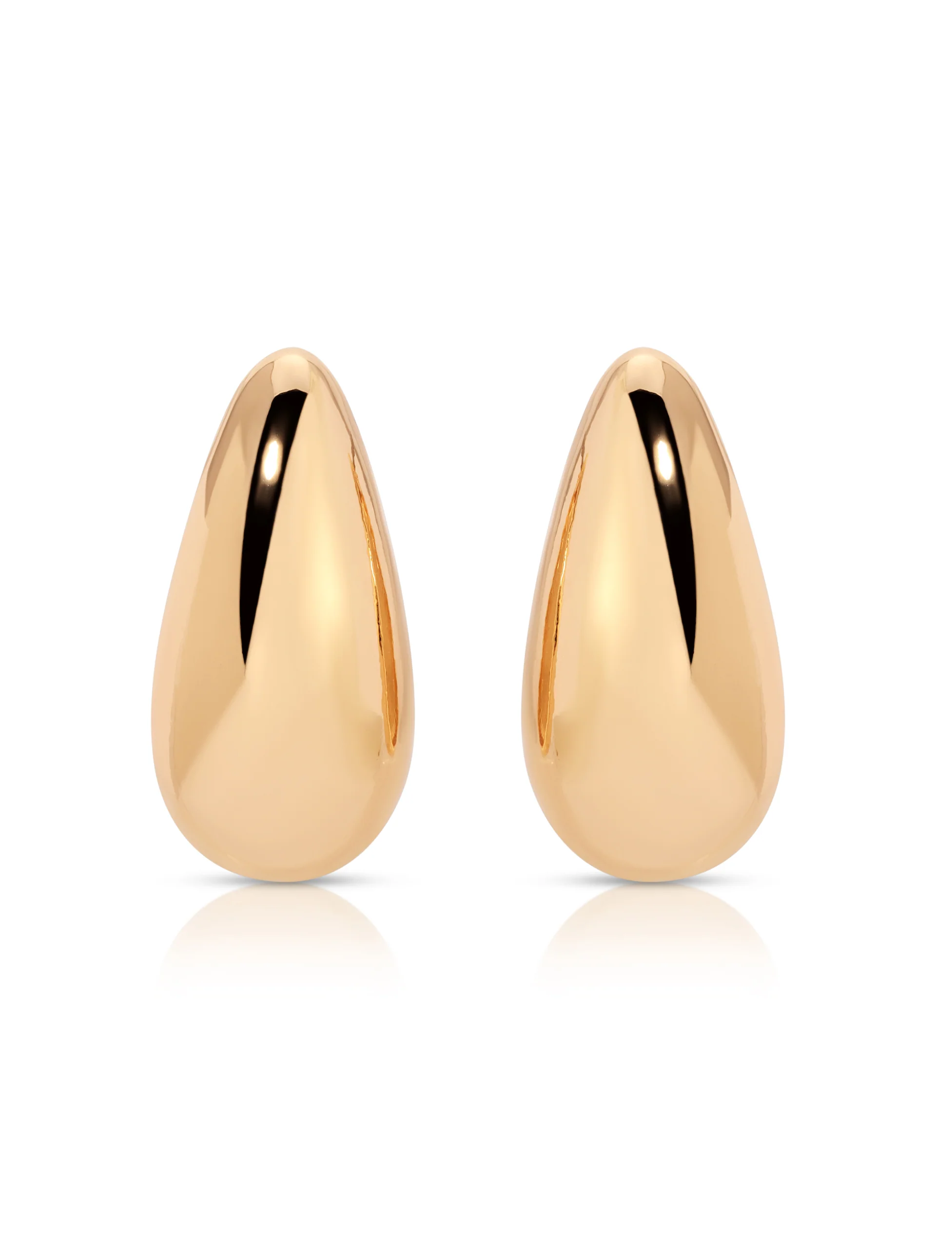 Golden Teardrop Earrings