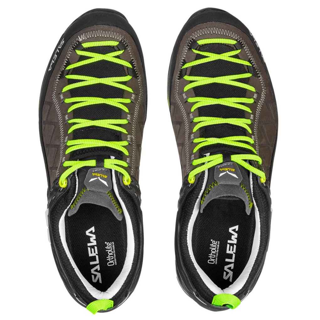 Salewa Mountain Trainer 2 Hiking Shoes Men - smoked/fluo green 0471