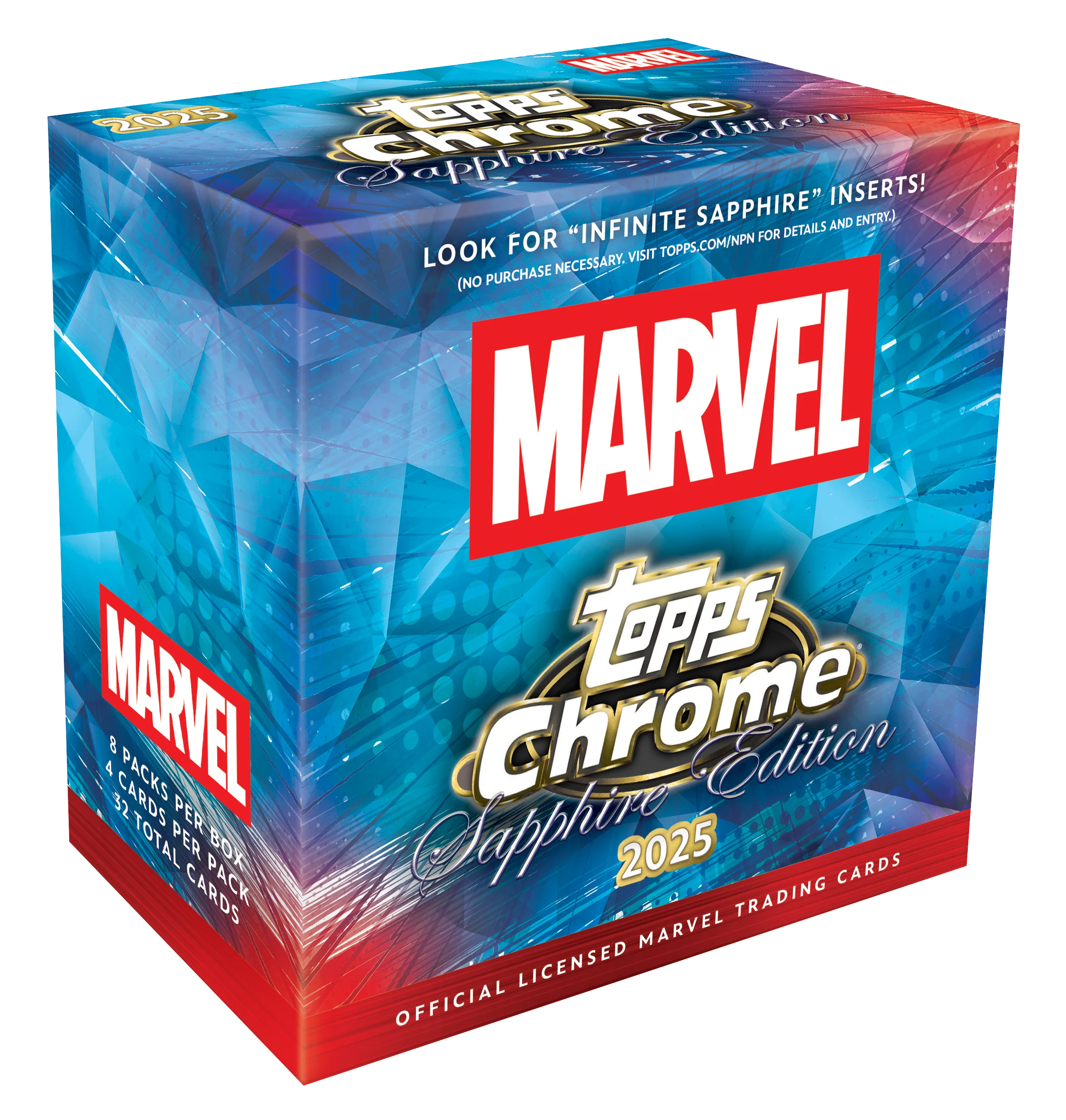 2025 Marvel Comics Chrome® Sapphire - Hobby Box