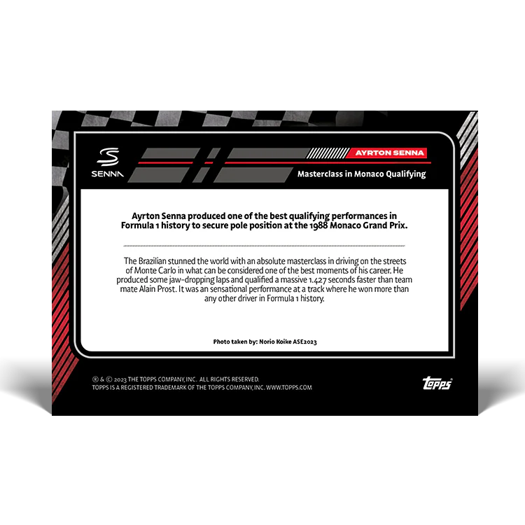 Topps UK - The Story of Senna - Card #17