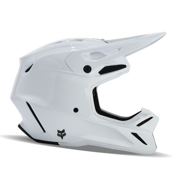 Fox V3 RS CARBON SOLID 2026 cross helmet - WhiteRef: fx4078-c758