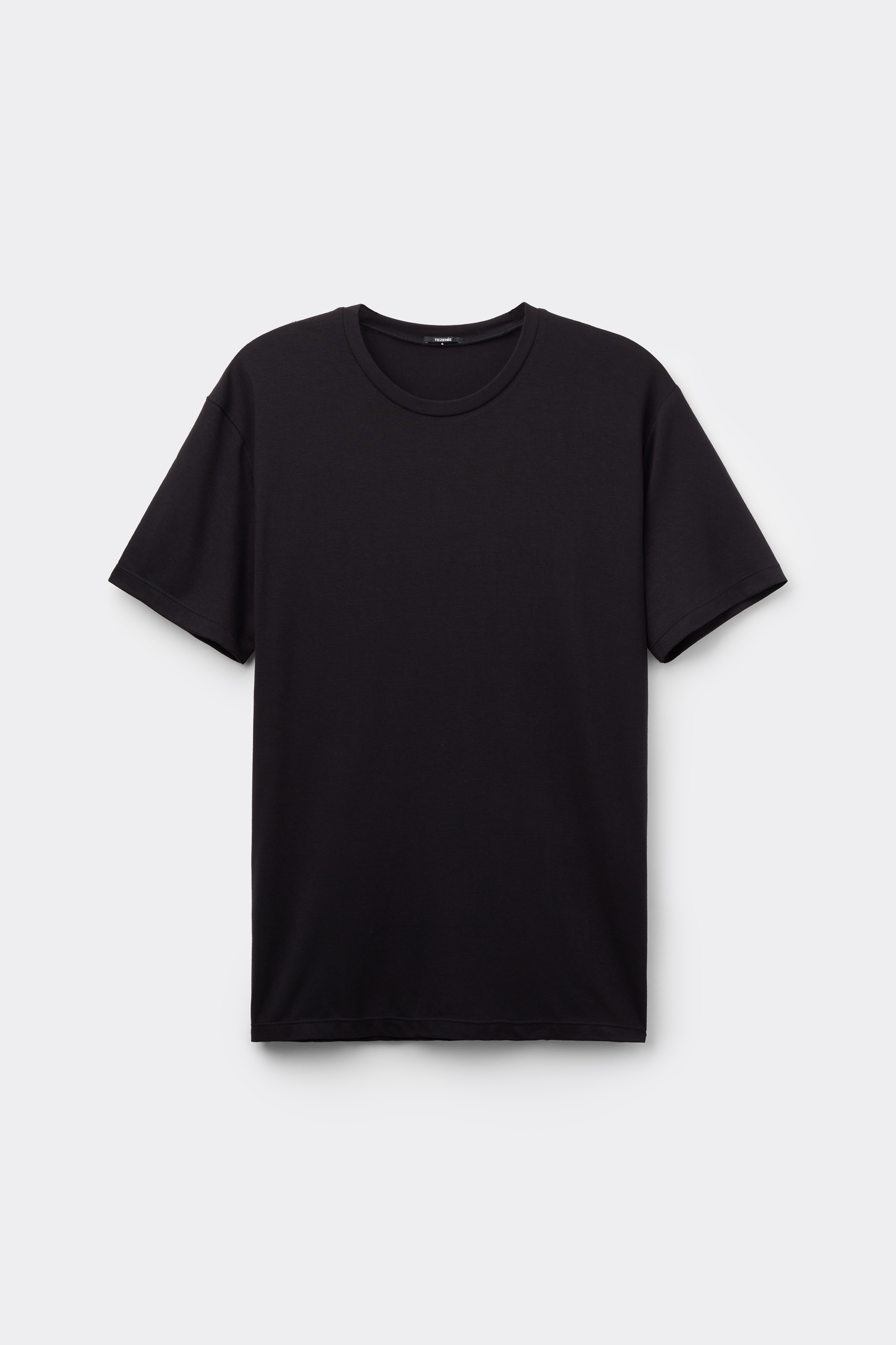 Round-Neck Viscose T-Shirt