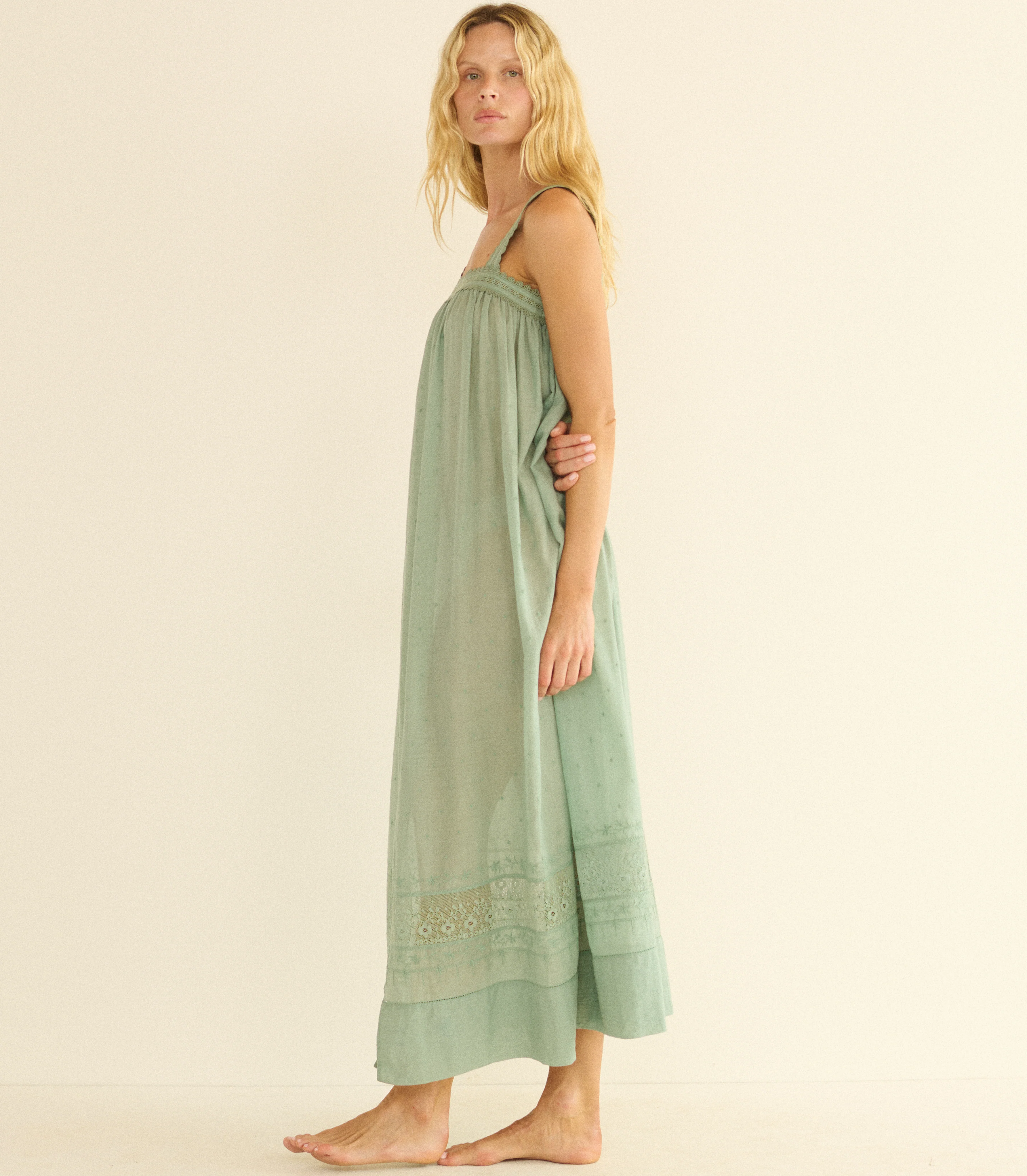 Elarie Maxi Dress - Aloe