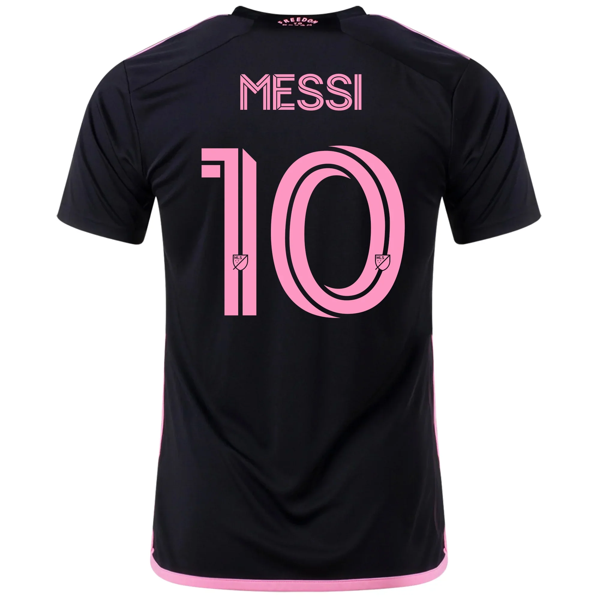 Men's Lionel Messi Inter Miami Away Jersey 23/24 (Black/True Pink)