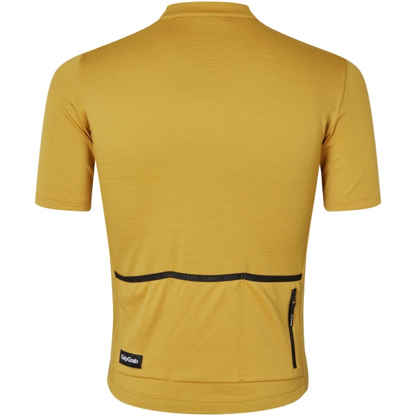 GripGrab EXPLR Merinotech Short Sleeve Jersey Men - Mustard Yellow