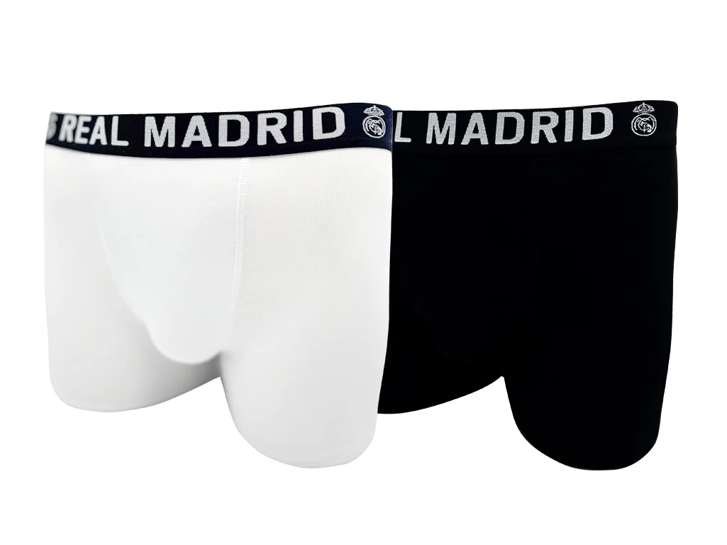 Youth 2 Pack Boxers Black/White