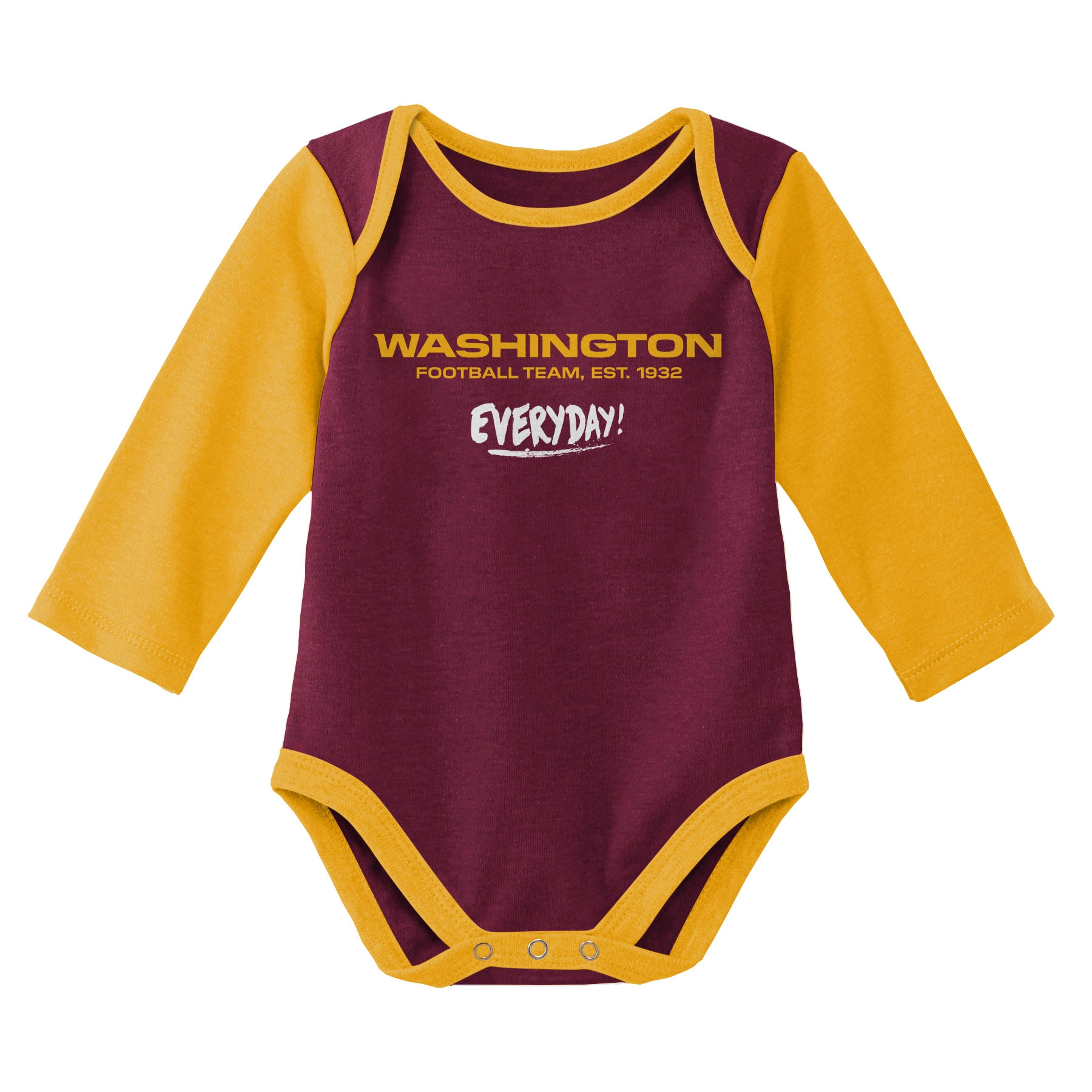 Washington Football Team Born to Play NFL Baby Bodysuit Set (2-Piece)
