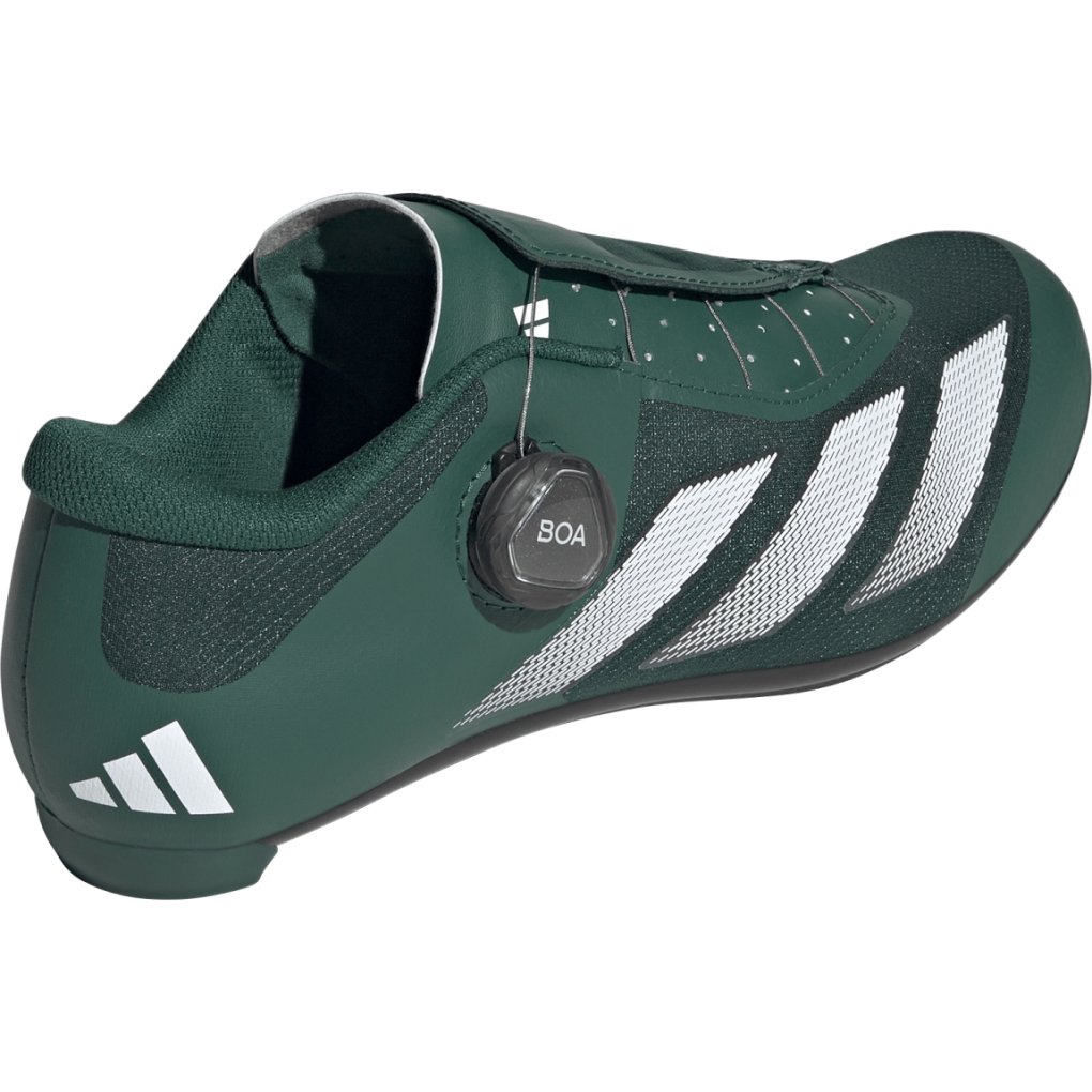 adidas Tempo 3-Stripes Boa Road Bike Shoes Men - collegiate green/zero metal/core black JQ2319