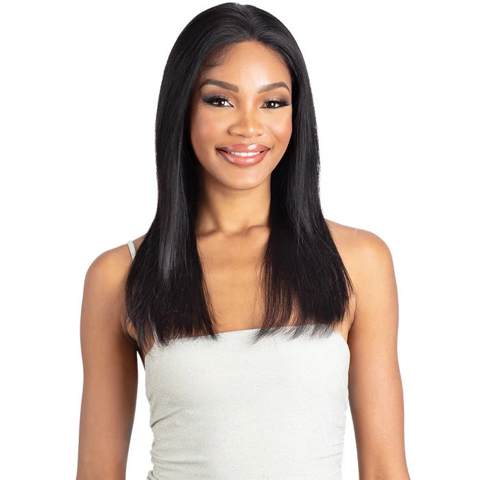 Shake N Go Glossy 100% Virgin Remy Hair Glueless 13x5 HD Lace Frontal Wig - STRAIGHT 20