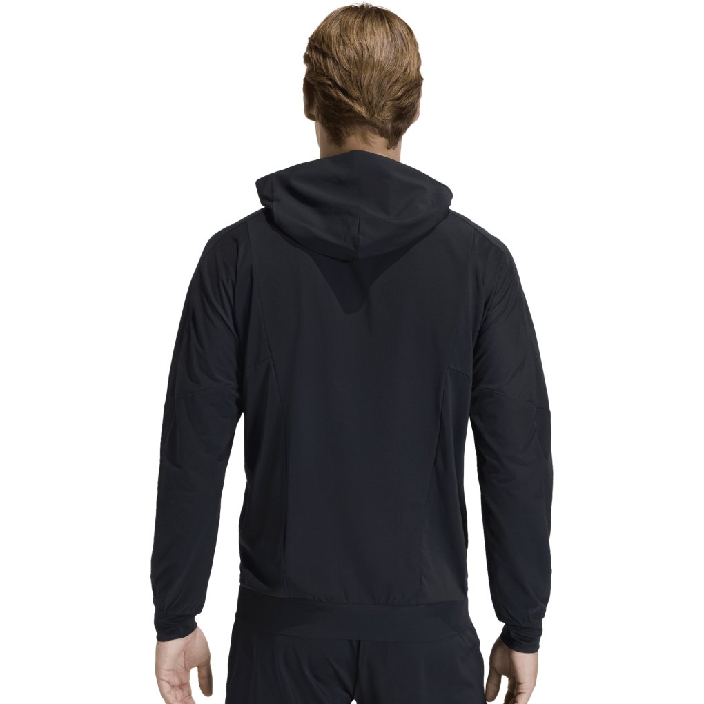 adidas Designed for Training Hybrid Full Zip Hoody Men - black KA4821