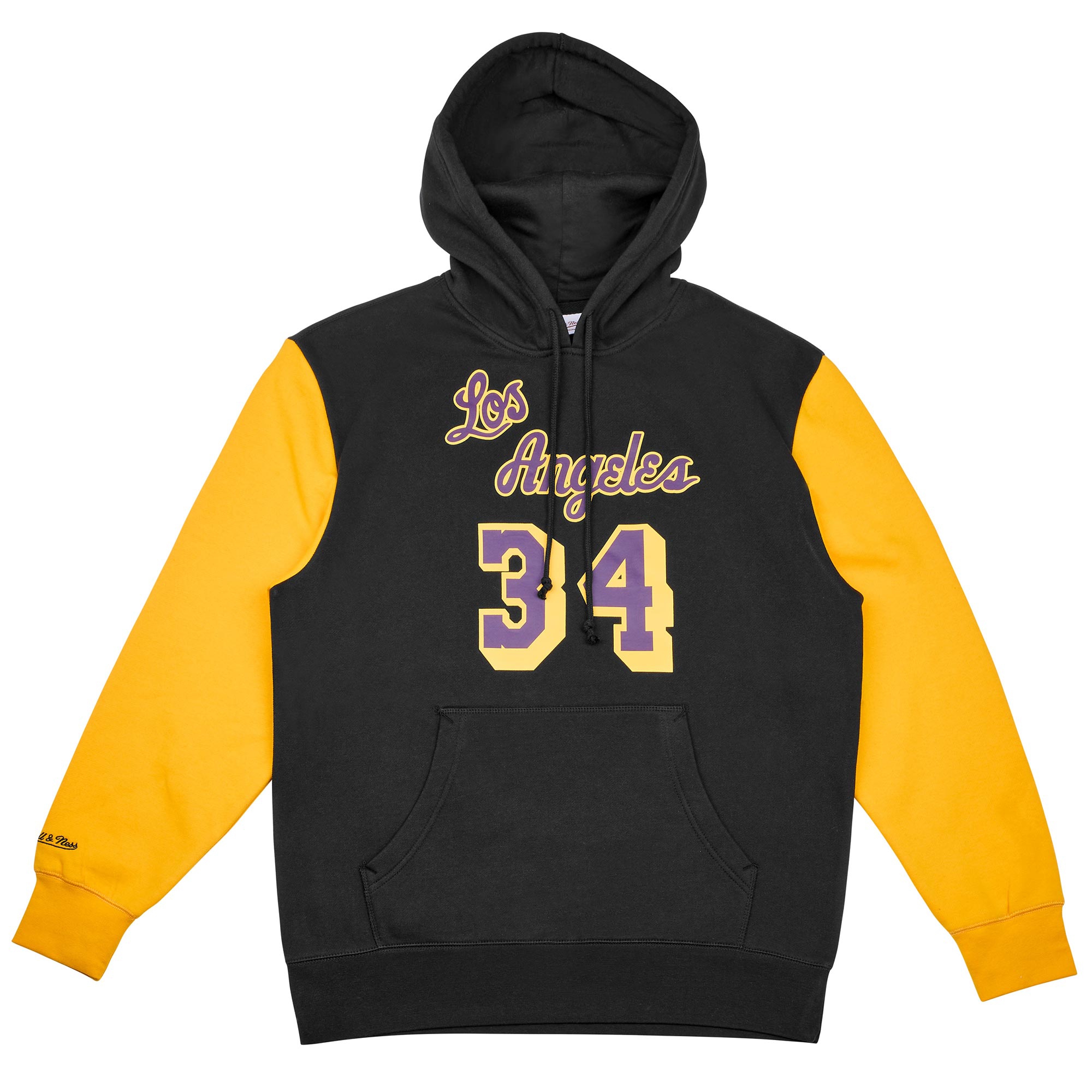 Shaquille O'Neal #34 Los Angeles Lakers N&N Player NBA Hoodie Black