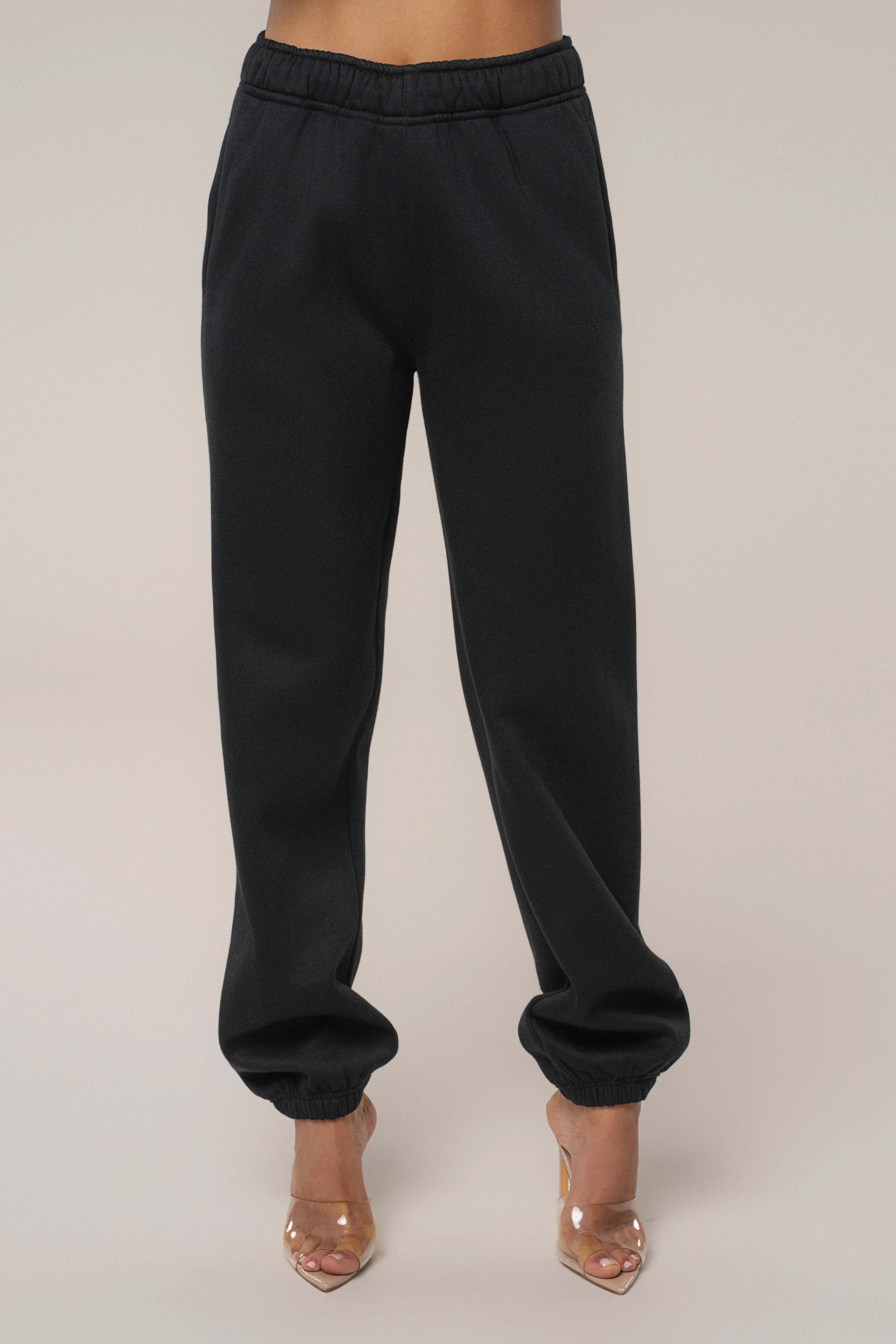 Black JLUXLABEL Logo Sweatpants