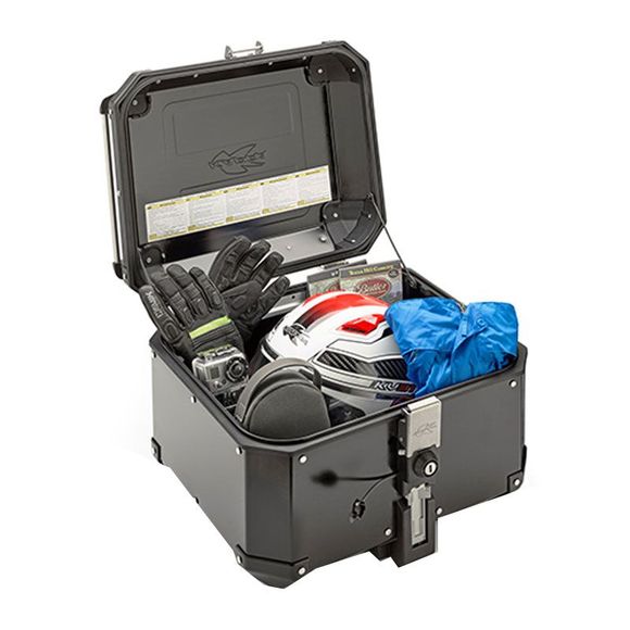 Top case Kappa MONOKEY K-Force 48L ALUMINIUM NOIR Universel - NoirRef : KP1235 / KFR480B