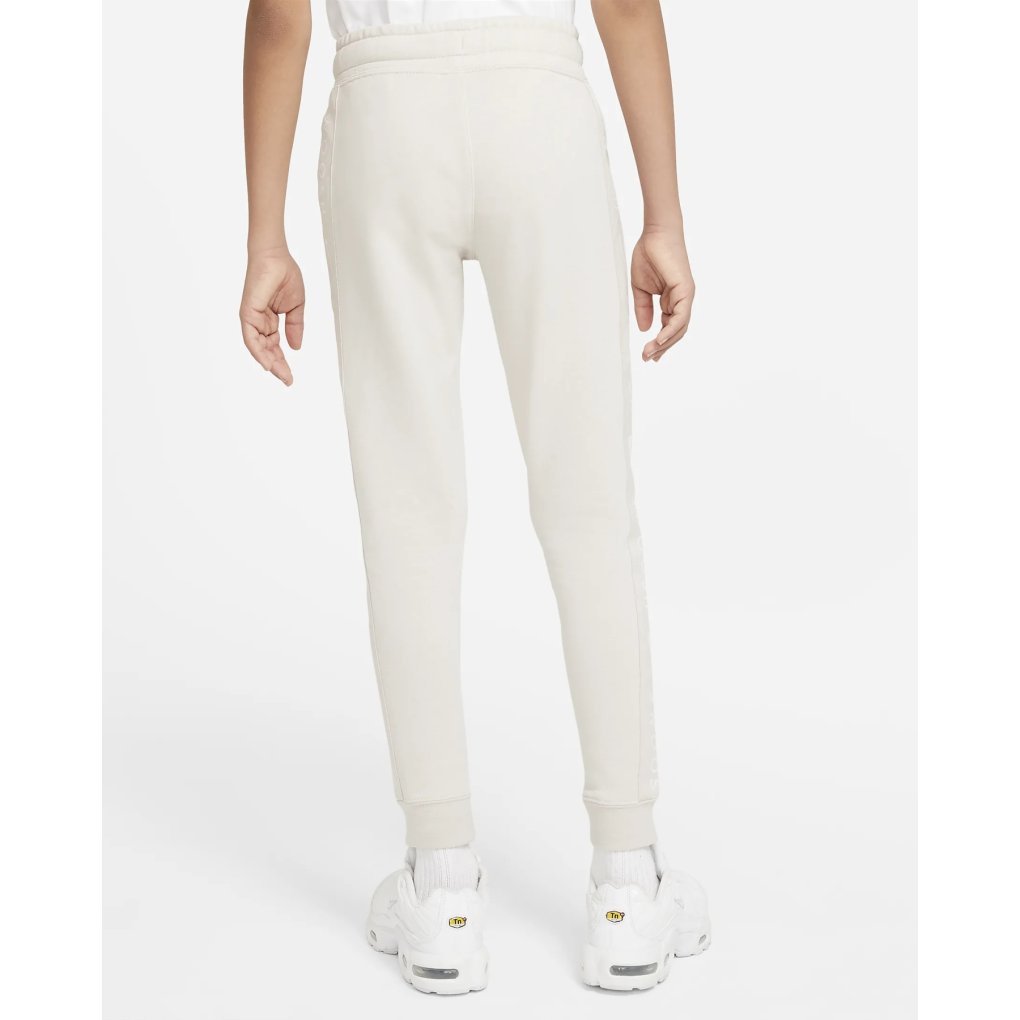 Nike Sportswear Swoosh Fleece Pants Big Kids - desert sand/white DA0771-008