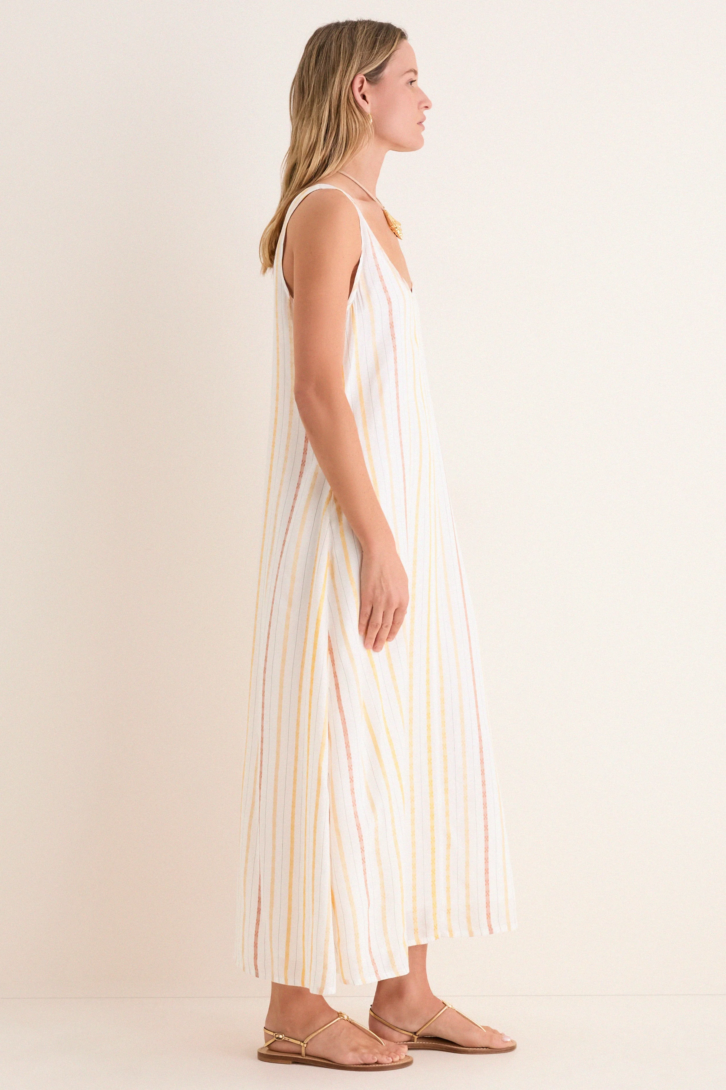 Sunset Stripe Hawes Dress