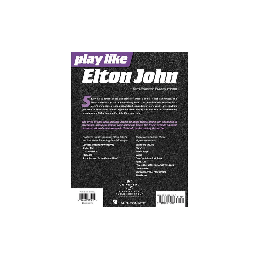 Hal Leonard Play Like Elton John – Thomann Ireland