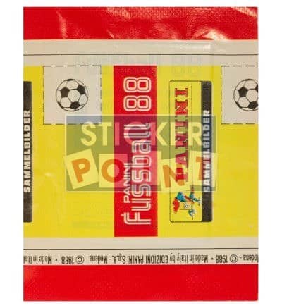 Panini Fussball 88 Packet - original With 6 Stickers