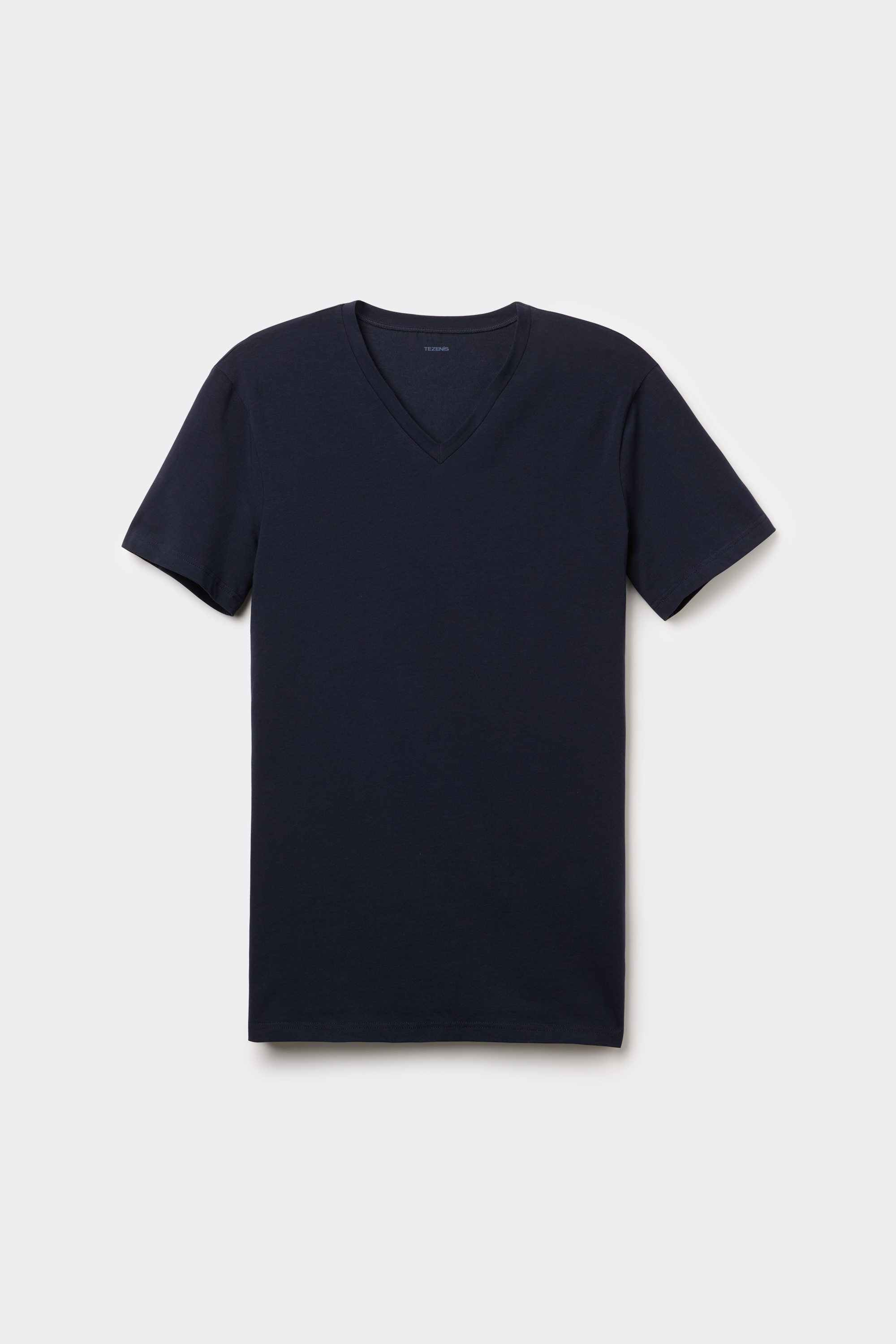 V-Neck T-Shirt in Organic Stretch Cotton