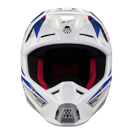 Casque cross Alpinestars S-M5 - HONDA 2024 - Bleu / RougeRef : AP3166
