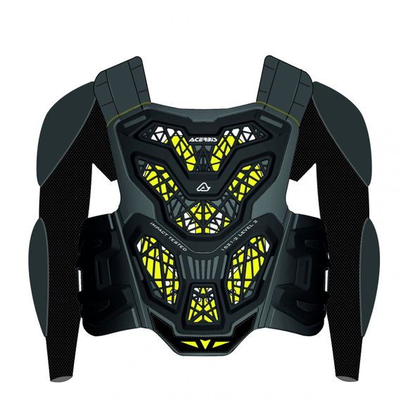 Acerbis SPECTRUM CHILDREN'S BODY ARMOUR BLACK/YELLOW Protective Vest - BlackRef: AE3160
