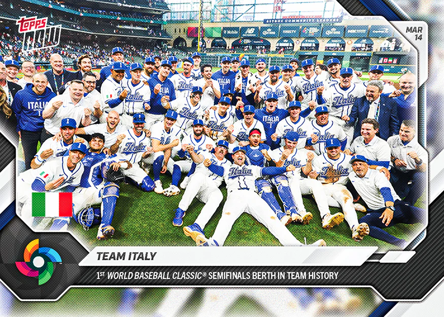 Team Italy - 2026 World Baseball Classic Topps NOW® - Card 32 - PR: 1859