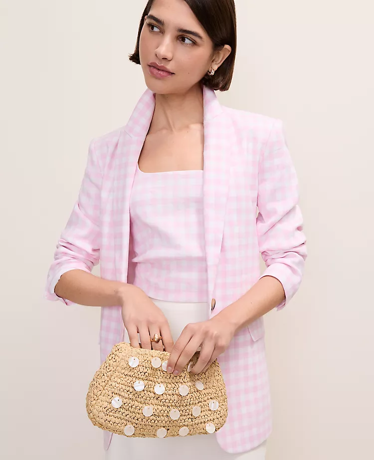 The Gingham Longline Blazer