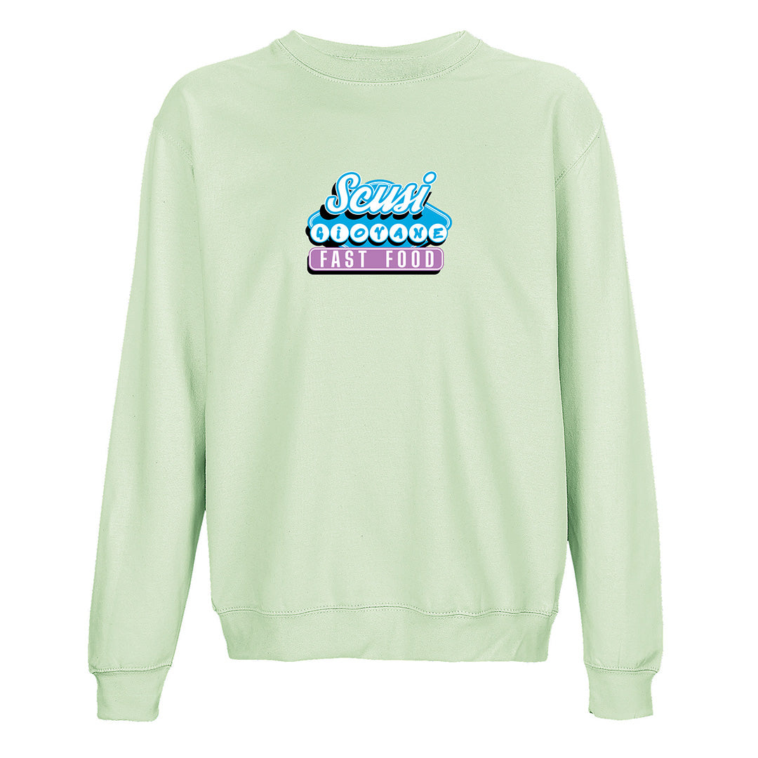 SSC Napoli Linea Admin “Scusi Giovane” Light Green Sweatshirt