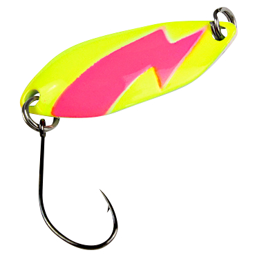 FTM Trout Spoon Spark (2,5 g, Yellow\/Pink UV)