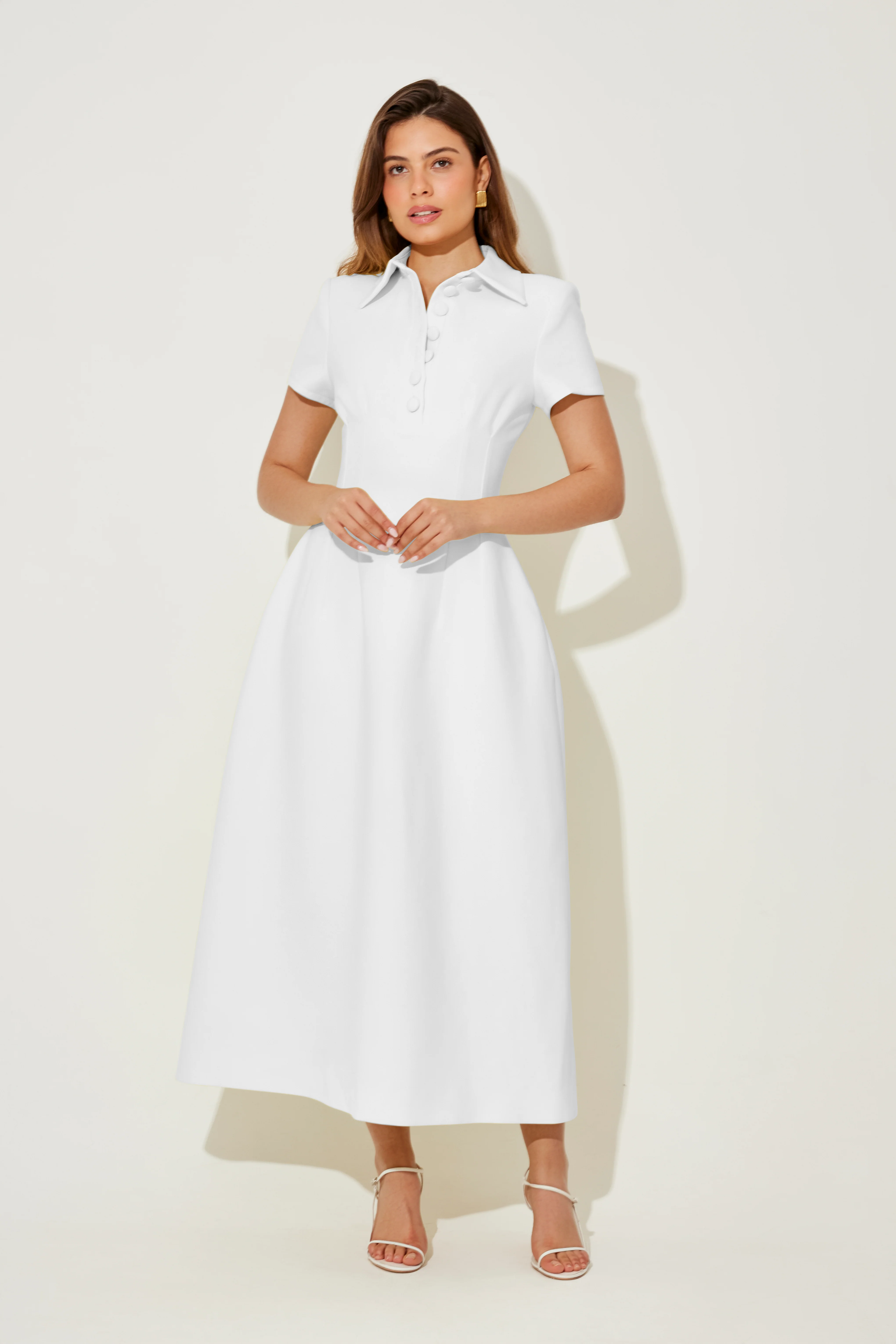 Collared Midi Dress
