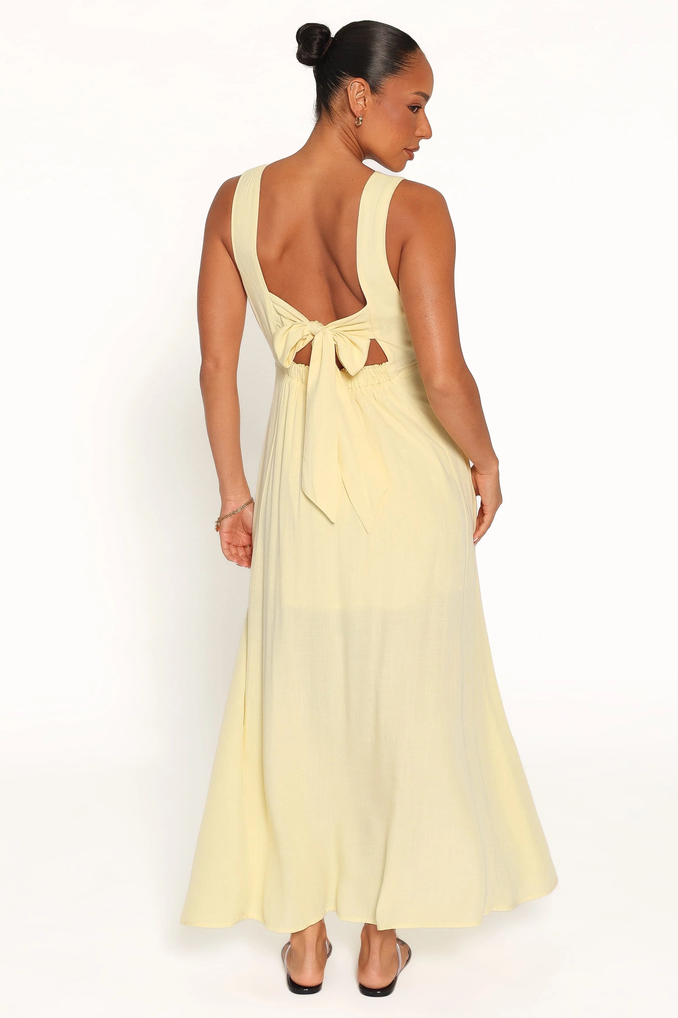 Kerrin Midi Dress - Butter Yellow