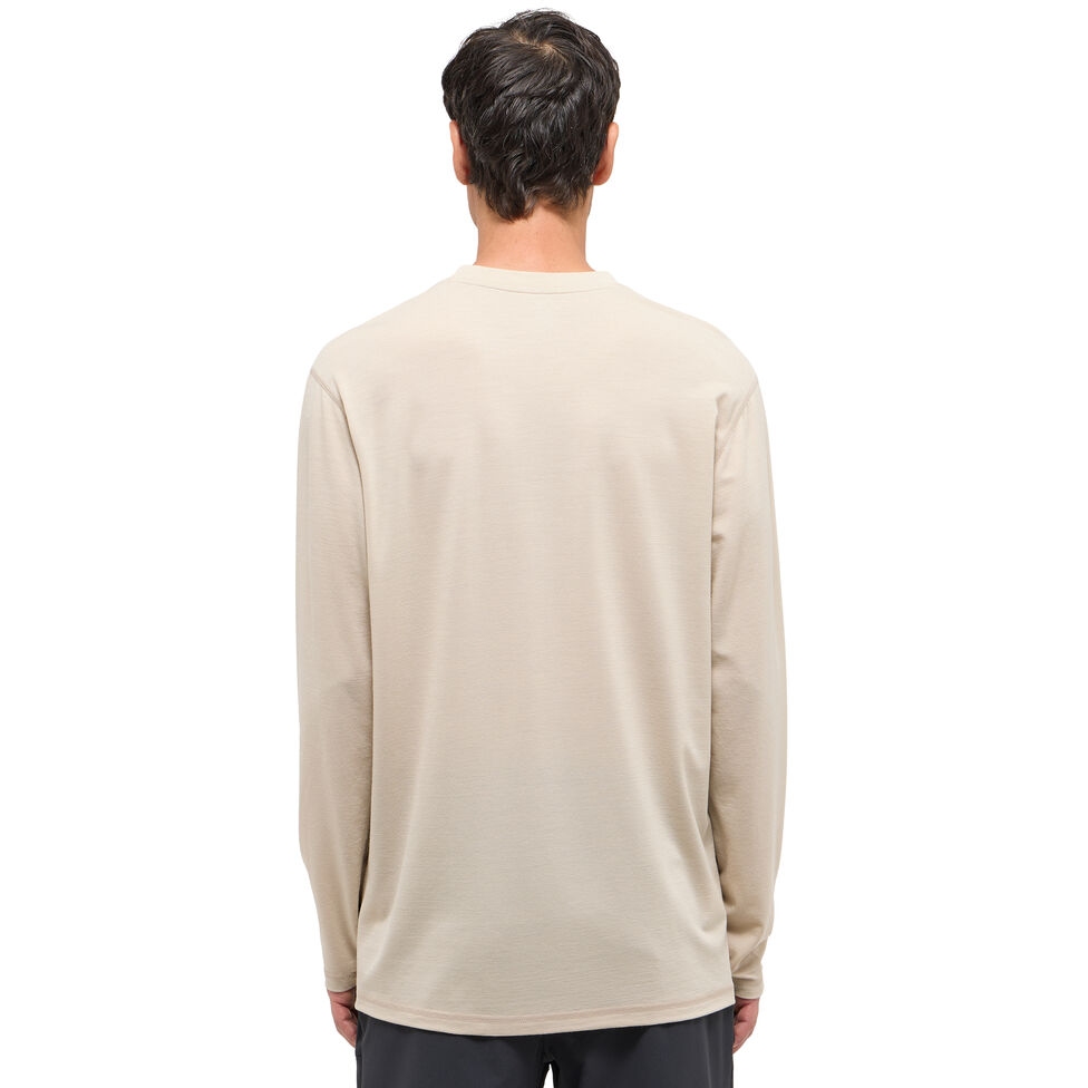Haglöfs Kaise Wool Long Sleeve Tee Men - chalk beige 5S9