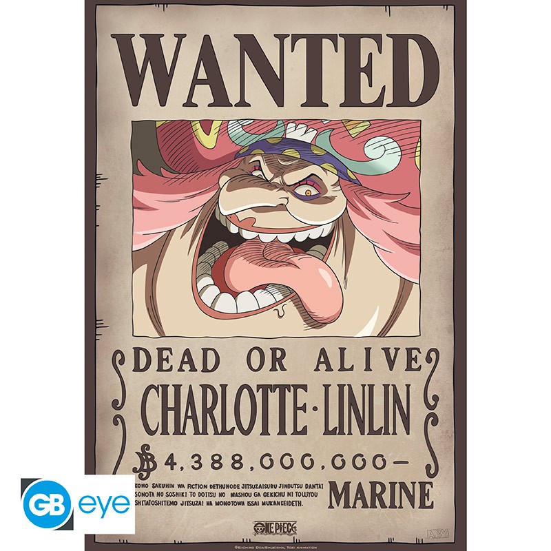 ONE PIECE Poster Wanted Big Mom (52x35cm)