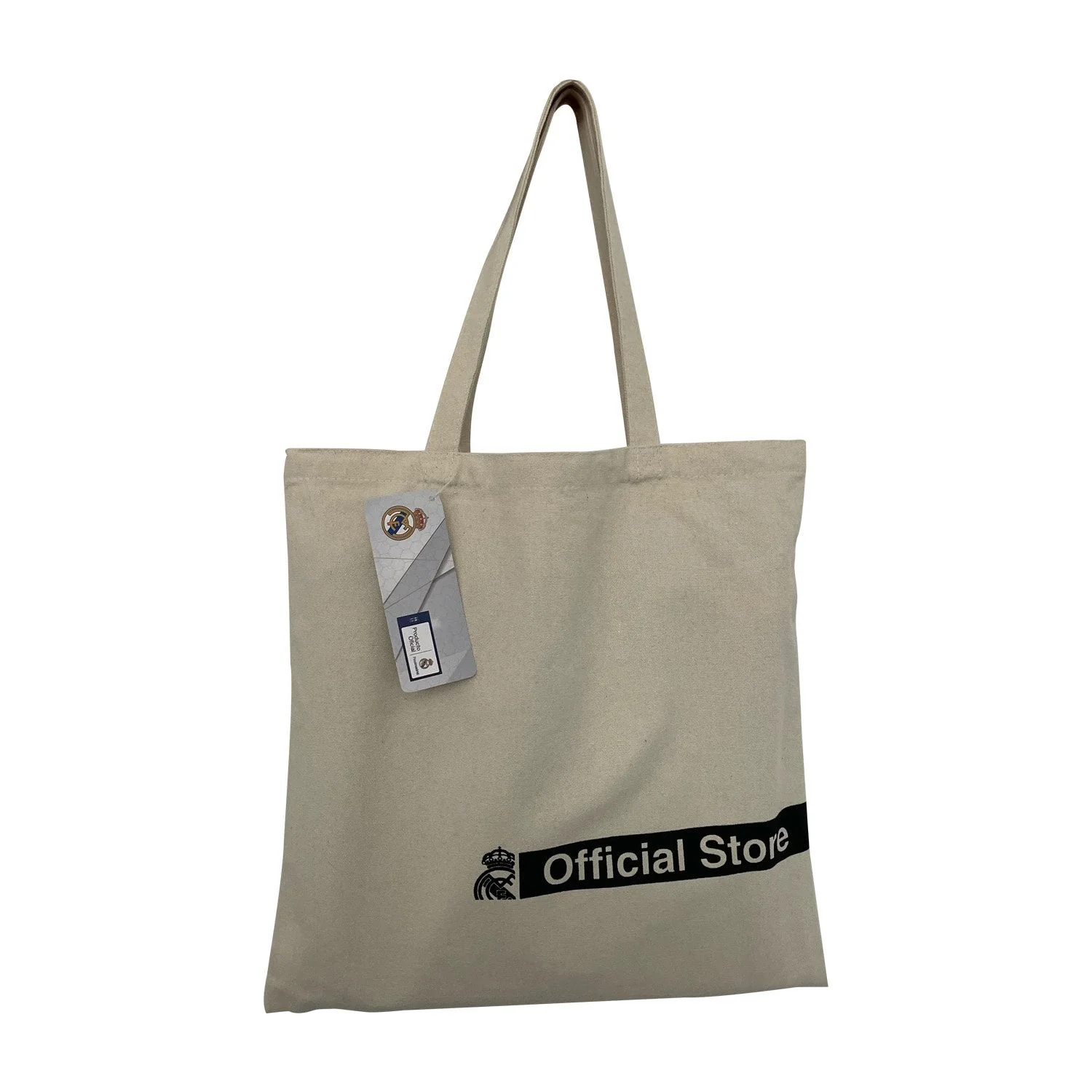 Real Madrid Beige Tote Bag