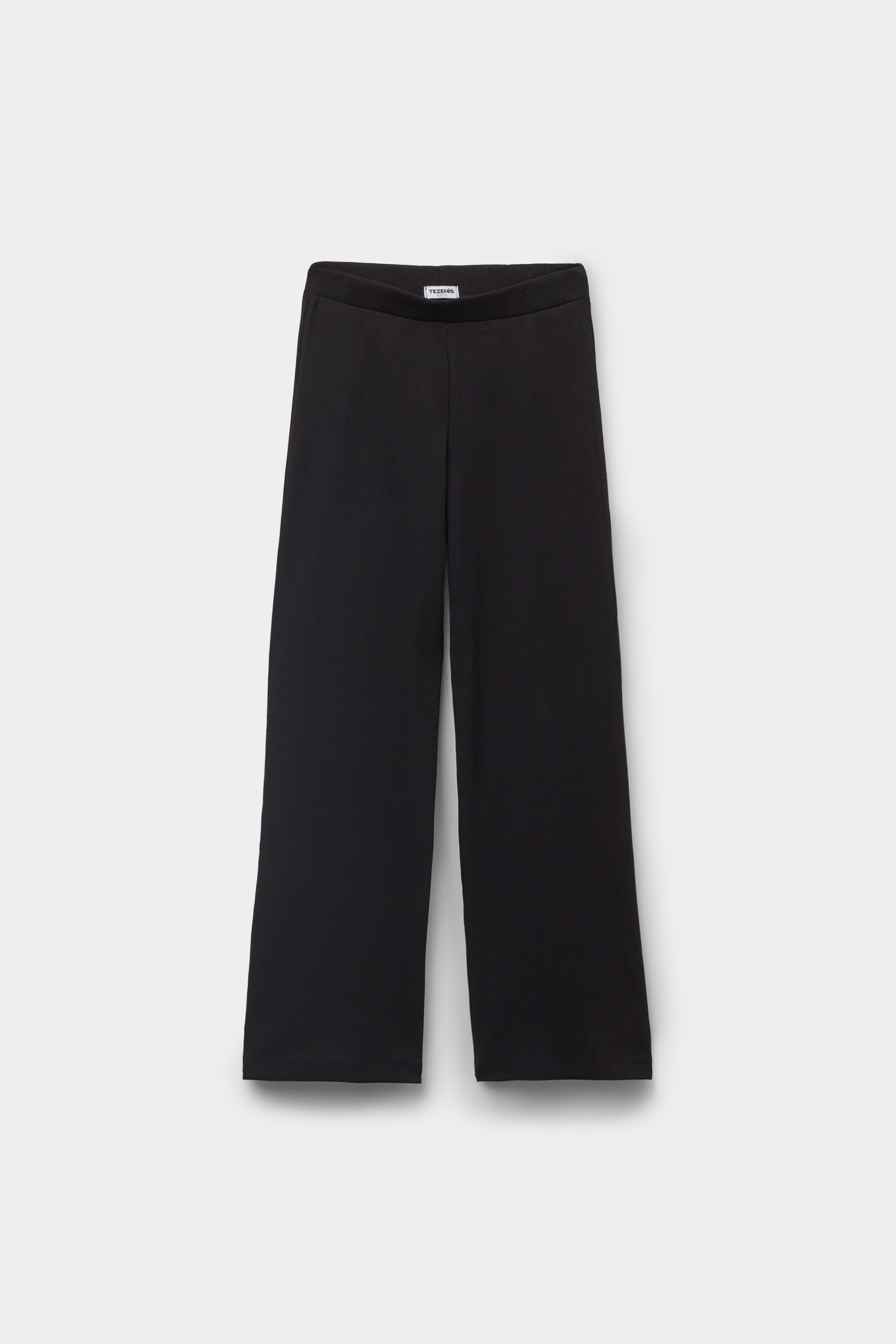 Girls’ Ribbed Cotton Palazzo Trousers